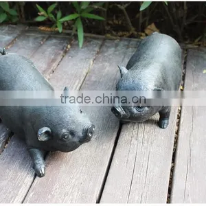 Wholesale Animal Garden Statue Resin Wild Boar Sculpture thumbnail-5