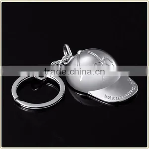 Custom Factory Price Promotional Gifts Cap Shape Metal Keychain Zinc Alloy Hat Keyring Wholesale thumbnail-1