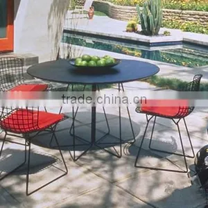 Modern Wire Chair Metal Base thumbnail-5