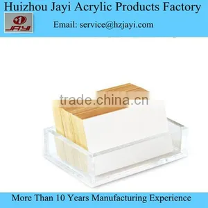 Clear Acrylic Note Pad Set/ Desktop Business Card Holder Display Stand Acrylic Plastic Desk Shelf thumbnail-1