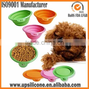 Novelty Covered Pet Travel Food Bowl Pet Dog Water Bowl thumbnail-1