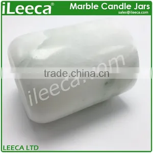 Hot Sale Round White Marble Candle Holders thumbnail-4