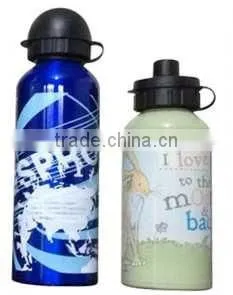 400ml Aluminium Bottle With Lid and Handle thumbnail-1
