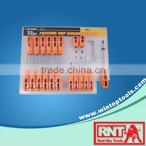 22pcs Household Pressure Grip Screwdriver Set thumbnail-1
