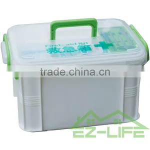 Manufacturer High Quality Wholesale CE FDA Approved Oem Promotional Medical Plastic Emergency First Aid Storage Box/case/kit thumbnail-1