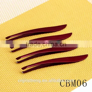 New Popular Style Wine Red Color Professional Beauty Salons Personalized Eyebrow Tweezers thumbnail-4