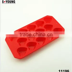 11196 14 Pcs Hearts Shape Silicone Cake Mold thumbnail-1