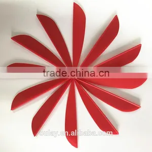 1.75" 2" 2.5" Parabolic TPU Plastic Vanes For Bow And Arrows thumbnail-3