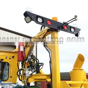 Magnetic Flashing Yellow Light Flashing Light 24v 12v Amber Led Driving Light thumbnail-2