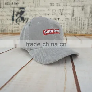 Corduroy Fabric Embroidery Patch Baseball Cap thumbnail-5