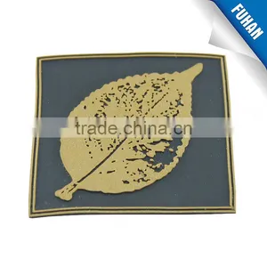 Customized Clothing Accessories 3D Silicone Rubber Label thumbnail-1
