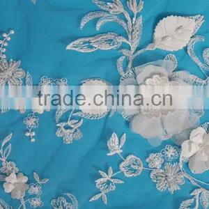 High Quality Long Duration Time Tulle Lace Fabric African thumbnail-4