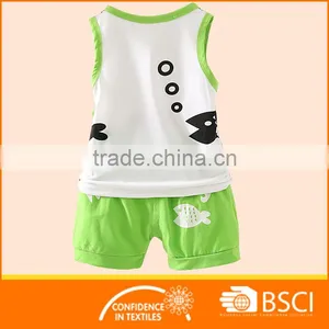 Kids Top+ Short Pant Boys Casual Sport Clothes thumbnail-2