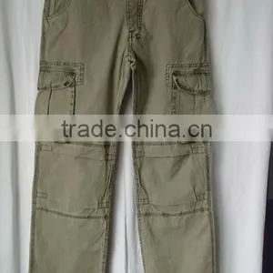 Men's 100% Cotton Canvas Pants thumbnail-1