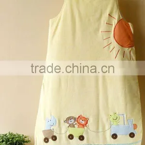 Mom and Bab Cotton Embroider Baby Clothing,baby Plush Sleeping Bag thumbnail-1