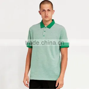 Custom Green Plain Polo Shirt Cheap Uniform Dri Fit Mens Wholesale Shirt thumbnail-1