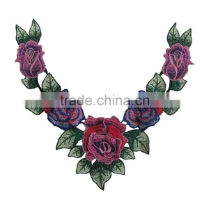Multicolor Crochet Neck Lace Designs thumbnail-1