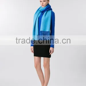 Latest Tassel Pure Mongolian Cashmere Scarf 100% Cashmere Scarf For Women thumbnail-3