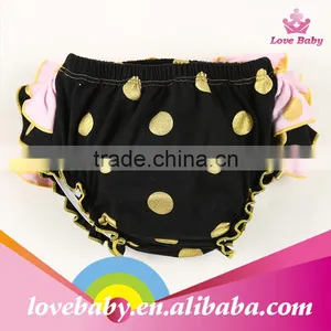 Black and Pink Ruffle Short for Newborn Babies Factory Oem Designs Short Pant for Kids thumbnail-2