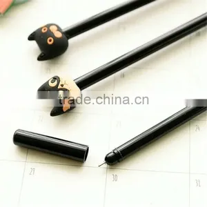 0.5mm Ballpoint Ball Office & Student Pen Plastic Animal Patterns Cap thumbnail-3