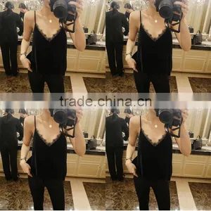 Polyester Crop Top Tank Top2014 New Arrive Women Different Size for Choice & Short Front Long Back Printed thumbnail-1