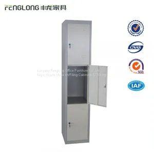 Factory Direct Sale 3 Door Small Steel Wardrobe Lockers Storage Cabinets thumbnail-2