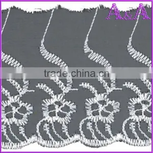 Swimming Wear Use Black Embroidery Organza Ribbon Lace thumbnail-2