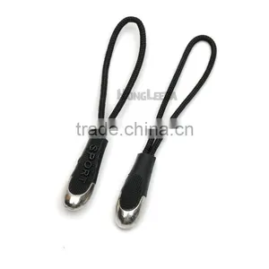 Slip-resistant Zipper Puller Fashion Black Plastic / Nickle Metal Apparel Luggage Bag Sportwear 003 thumbnail-3