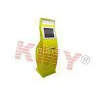 Yellow Arched Airport Card Dispenser Freestanding Kiosk , Boarding Pass Printer thumbnail-1