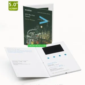 TV in Print Card 4.3'' Video Brochure/ Video Book/ Video Card for Promotion thumbnail-5