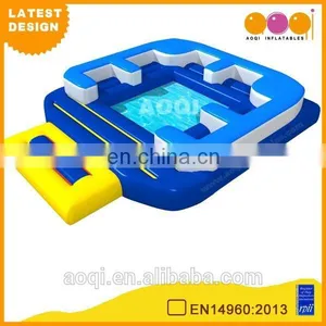 2015 AOQI Latest Design Blue Mini Inflatable Swimming Pool for Kids for Sale thumbnail-1