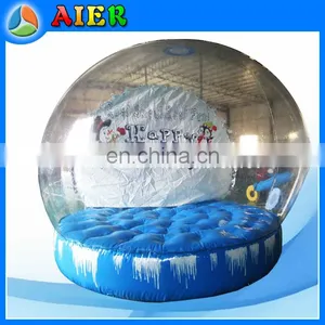 Hot Sale 3m Diameter Christmas Blue Inflatable Snow Ball thumbnail-1