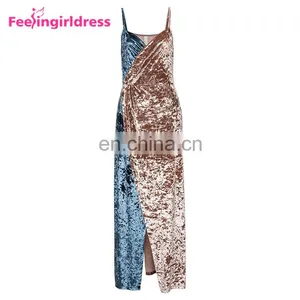 Elegant Stylish Evening Women Party Maxi-Length Sling Midi Dress thumbnail-3