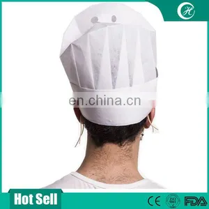 Nonwoven Disposable Chef Hat Cap thumbnail-2