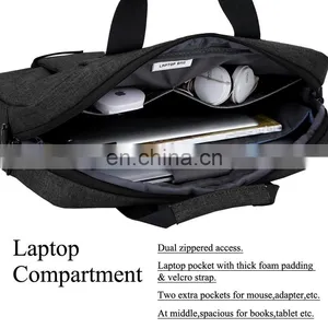 Waterproof Stylish Fabric Laptop Messenger Shoulder Bag thumbnail-4
