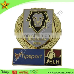 Wholesale Cheap Custom Army Police Sports Running Gold Souvenir Magnetic Military Badge thumbnail-4