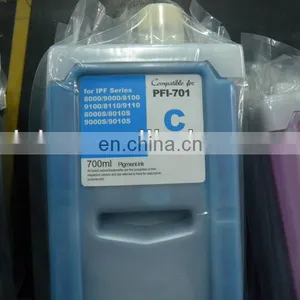 700ml Compatible Pigment Ink Cartridge for Canon IPF9100 PFI-701 Ink Cartridge thumbnail-2