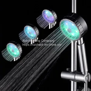 3 Colors Changing LED Shower Head thumbnail-5