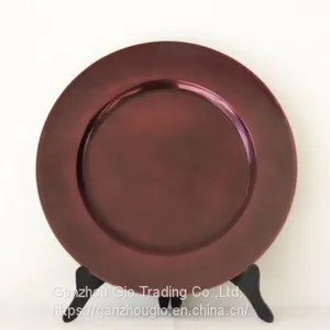 Plastic Charger Plate,christmas Decoration Plate Charger Plate Made in China YF-60015 thumbnail-5