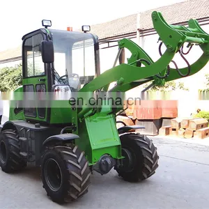 0.6 Ton 4WD Agriculture Steering Mini Front Wheel Loader New Products thumbnail-1