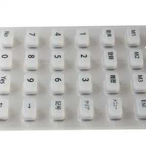 Silicone Rubber Keypad Wireless Telephone Remote Control thumbnail-3