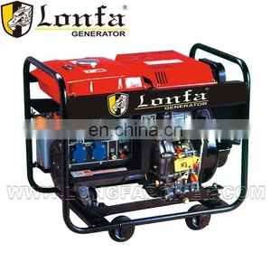 5000W Open Type Diesel Generator Set With Handle and Wheels thumbnail-3
