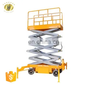 7LSJY Shandong SevenLift Mobile Hydraulic Small Scissor Lift Scaffolding for Painting thumbnail-4
