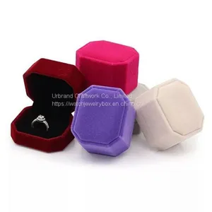 Multiple Colors Velvet Creative Jewelry Packaging Wholesale Jewelry Boxes thumbnail-1