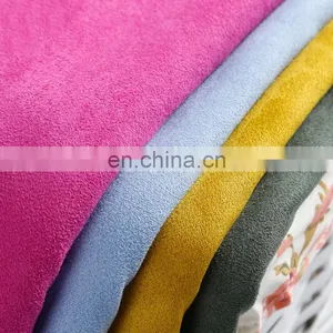 130gsm 150gsm 180gsm 200gsm 100%Polyester Suede Fabric Woven Fabric Home Textile for Garment thumbnail-1
