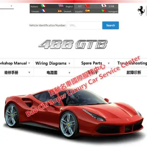 Ferrari SF90 F8 488 812 458 Workshop Manual Wiring Diagram thumbnail-3