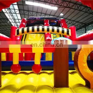 Giant Inflatable Space Travel Jump and Slide Obstacle Bounce House ,Inflatable Multifunction Tarpaulin Slide for Commercial thumbnail-5
