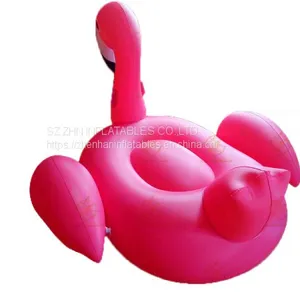 L190CM*H120CM High Quality Adult Mount Floating Bed Inflatable Flamingo Floating Row thumbnail-3