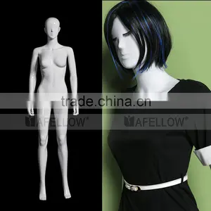 Female Egg Head Mannequin, Plastic Woman Mannequin,Abstract Manikin, Cheaper Model YKF01 thumbnail-1