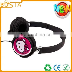 2015 Updated Good Leather Hello Kitty Animation Headphone thumbnail-4